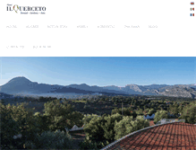Tablet Screenshot of ilquerceto.com